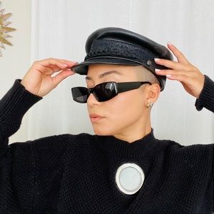 VINTAGE Leather Conductor’s Hat